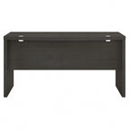 Bureau d'angle 60W, blanc pur / gris / anthracite, une personne