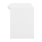 Bureau d'angle 60W, blanc pur / gris / anthracite, une personne