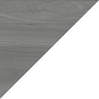 Bureau d'angle 60W, blanc pur / gris / anthracite, une personne