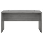Bureau d'angle 60W, blanc pur / gris / anthracite, une personne