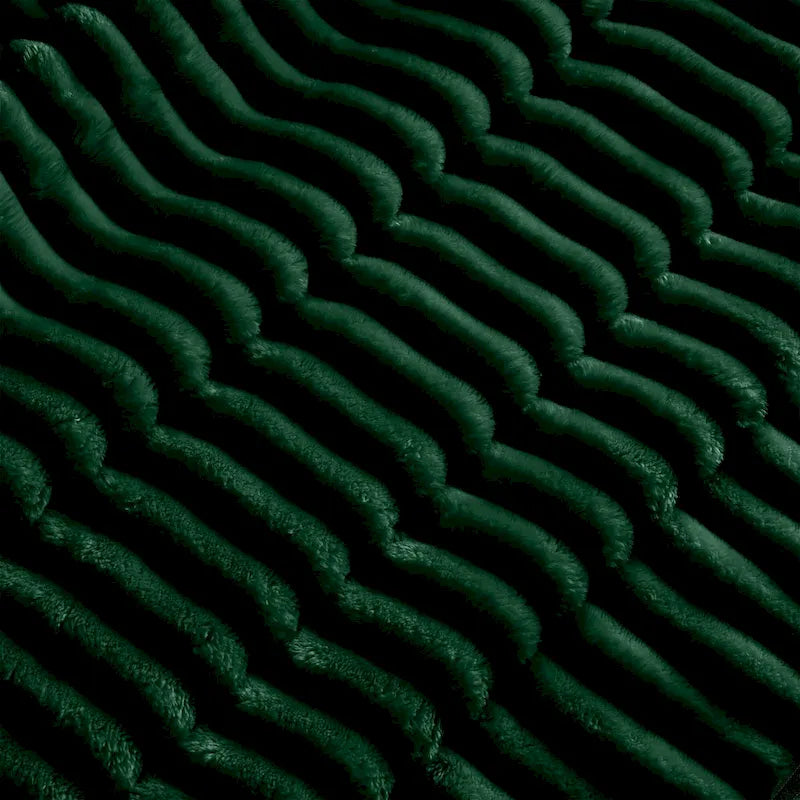 Canapé d'angle en velours côtelé 4 places en U Vert / Camel / Noir / Crème