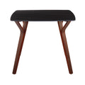 Table à manger pour 4, marbre noir/blanc, style milieu de siècle