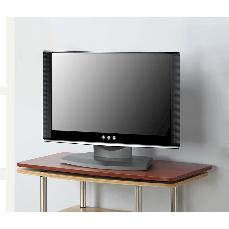 Rehausseur TV pivotant à 360° à niveau unique XL noir/cerise/blanc, pour 1 TV jusqu'à 37 po.