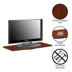 Rehausseur TV pivotant à 360° à niveau unique XL noir/cerise/blanc, pour 1 TV jusqu'à 37 po.