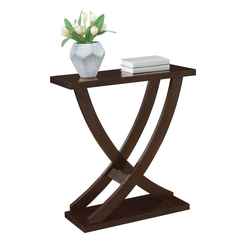 Console Criss-Cross, Expresso/Blanc, montage par 1 personne