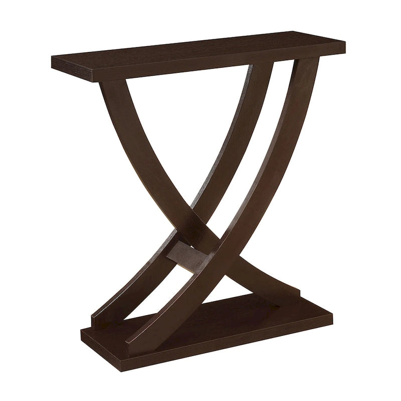 Console Criss-Cross, Expresso/Blanc, montage par 1 personne