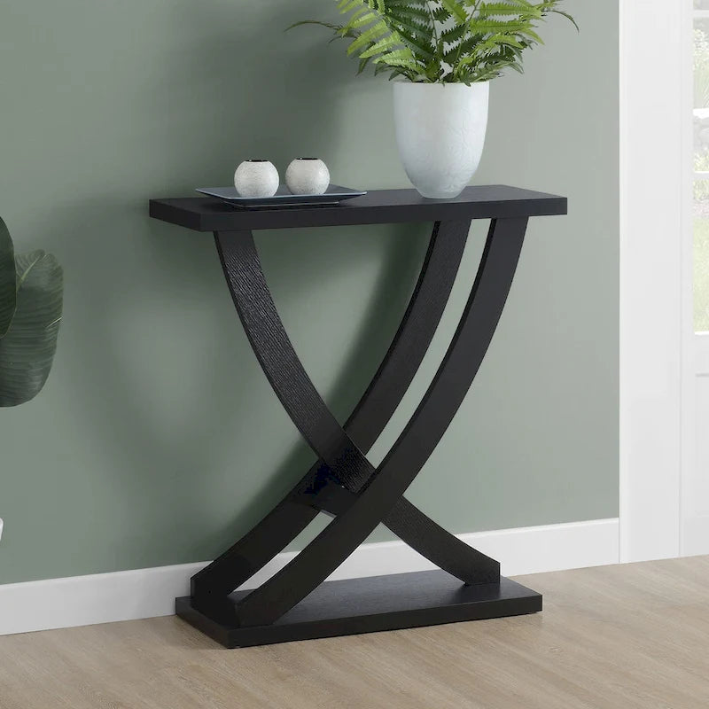 Console Criss-Cross, Expresso/Blanc, montage par 1 personne