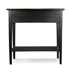 Console 2 tiroirs Chêne noir / Chêne moyen