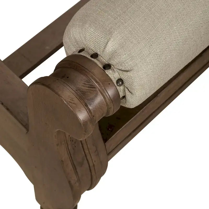 Lit à baldaquin, commode et miroir de style campagnard taupe poussiéreux – Très grand lit/grand lit