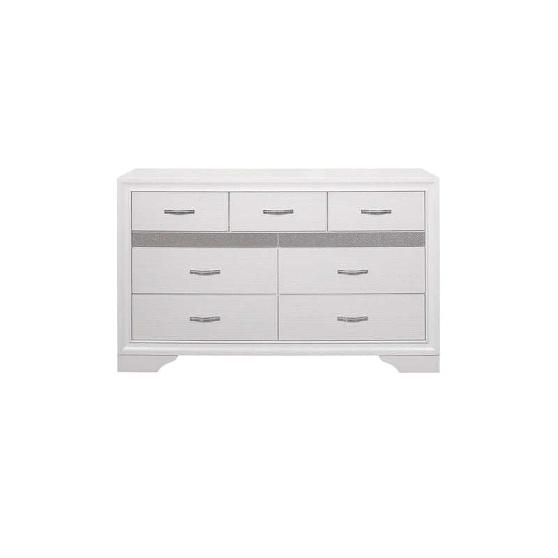 Ensemble de lit plateforme de rangement en similicuir à paillettes blanc et argent (4 pièces, très grand lit/grand lit)