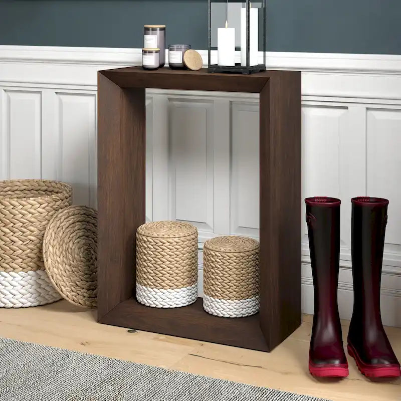 Console rectangulaire de 22 po de large – Multicolore, une place