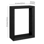 Console rectangulaire de 22 po de large – Multicolore, une place