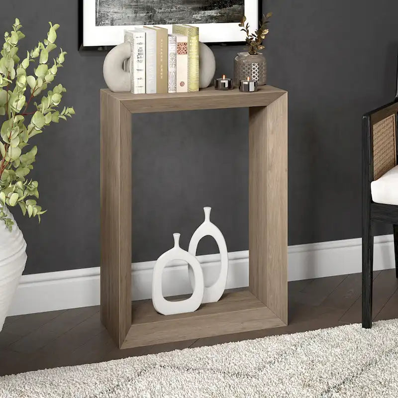 Console rectangulaire de 22 po de large – Multicolore, une place
