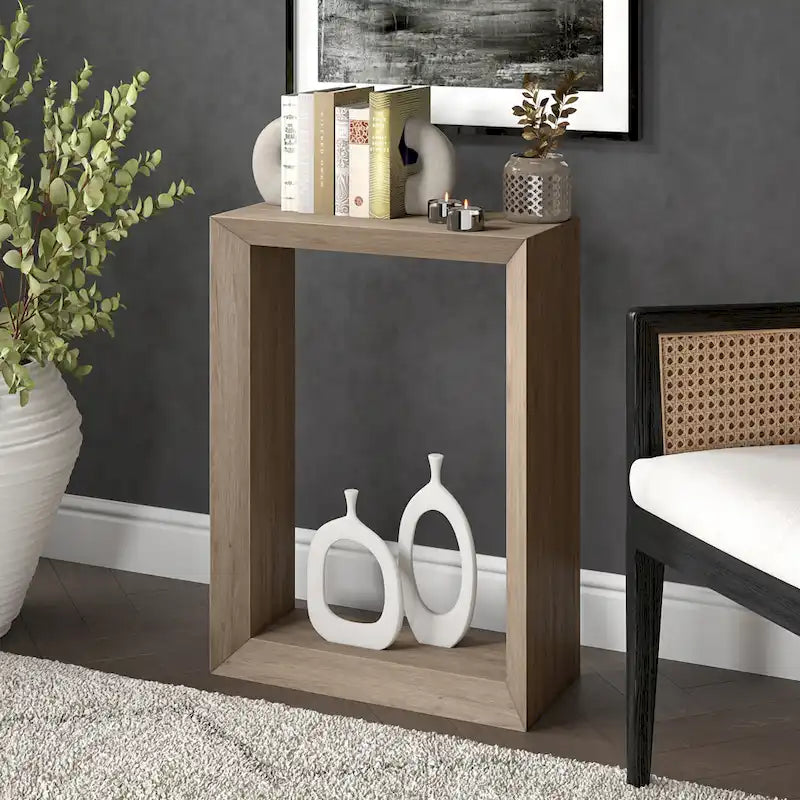 Console rectangulaire de 22 po de large – Multicolore, une place