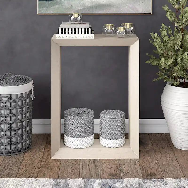 Console rectangulaire de 22 po de large – Multicolore, une place