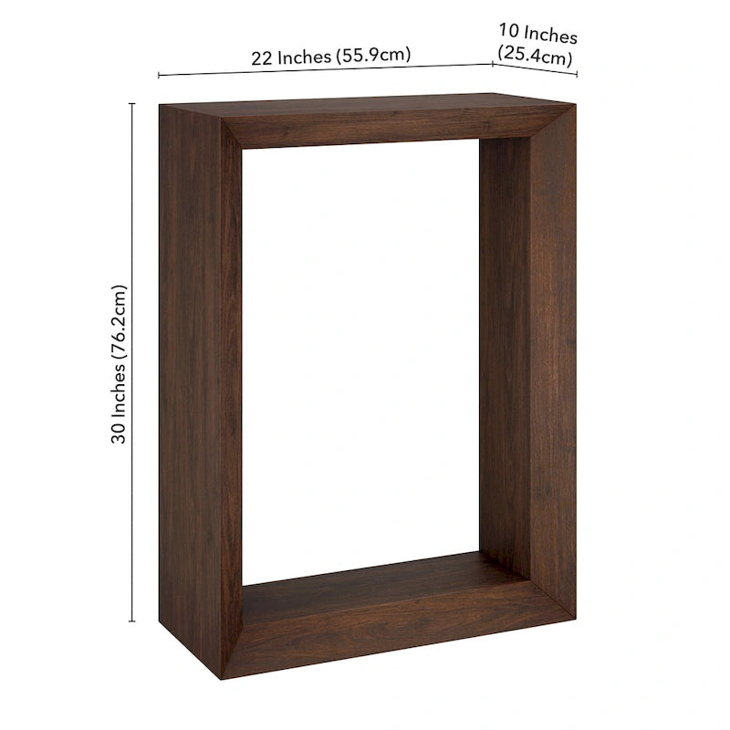 Console rectangulaire de 22 po de large – Multicolore, une place