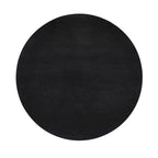 Table d'appoint ronde, marron/doré et noir, bois massif + MDF, usage unique