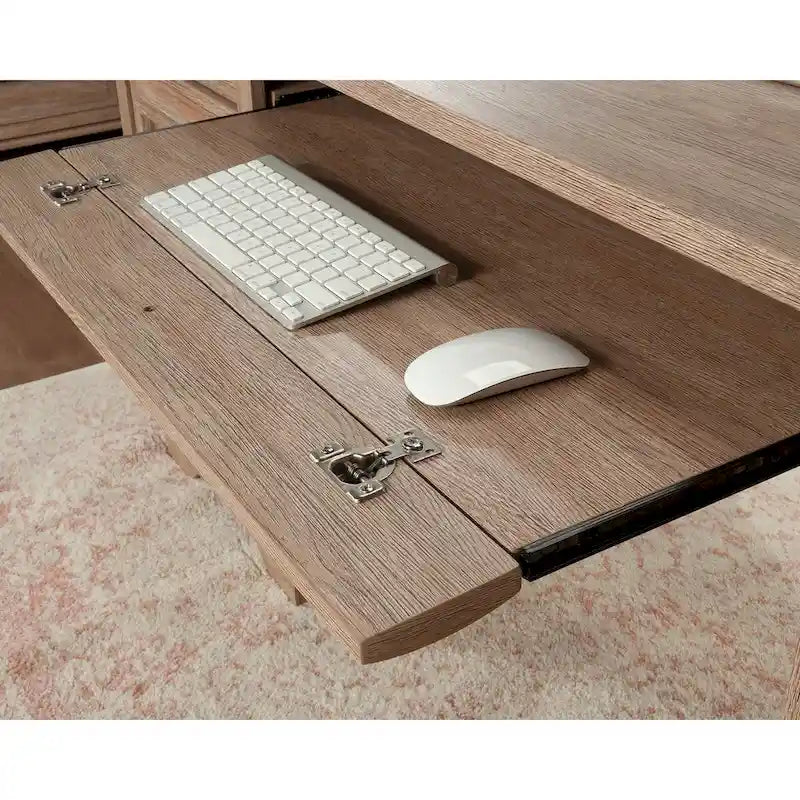 Bureau de direction à double piédestal Prairie Cherry, monoposte