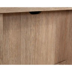 Bureau de direction à double piédestal Prairie Cherry, monoposte