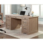Bureau de direction à double piédestal Prairie Cherry, monoposte