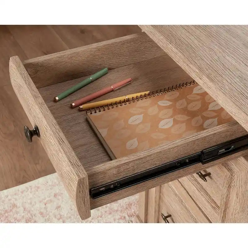 Bureau de direction à double piédestal Prairie Cherry, monoposte