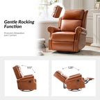 Fauteuil inclinable, pivotant et coulissant traditionnel en cuir véritable, coloris bordeaux/sellier/camel/noir/expresso, lot de 2