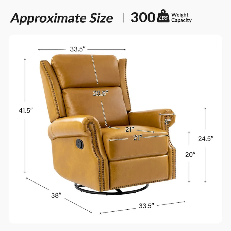Fauteuil inclinable, pivotant et coulissant traditionnel en cuir véritable, coloris bordeaux/sellier/camel/noir/expresso, lot de 2