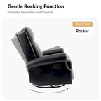 Fauteuil inclinable, pivotant et coulissant traditionnel en cuir véritable, coloris bordeaux/sellier/camel/noir/expresso, lot de 2