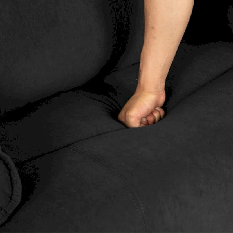 Fauteuil inclinable à dossier basculant marron/gris, une place