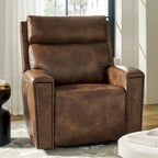 Fauteuil inclinable massant et chauffant électrique, noir/marron, pour 1 personne